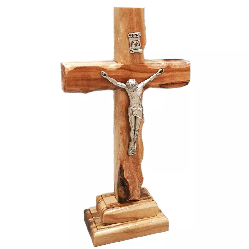 HFO: Spanish Holy Family Wooden Cross 8 1/2 X 6 inches