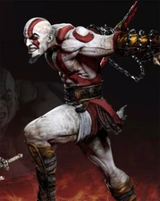 1/8 27cm Kratos 3D Printing Garage Kit Figure Model Kit Unpainted Unassemble GK