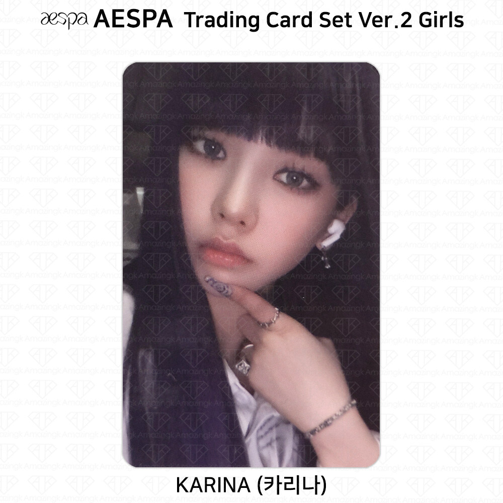 【カリナ KMS② ver.1+2 ヨントントレカ】Girls  aespa カリナ KMS② ver.1+2 ヨントントレカ】Girls aespa Amazon.co