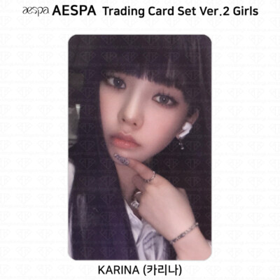 【カリナ KMS② ver.1+2 ヨントントレカ】Girls  aespa aespa - 2nd Mini Album: Girls (ティーザーイメージセット1 - カリナ