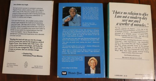 Vintage used christian books lot group of 3 - Picture 2 of 2