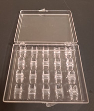 24 Slot Bobbin Box Case Holder with 24 Bobbins, never used