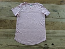 PINK Victoria  s Secret Chalk Rose Dog X-SMALL Perfect Crew Short Sleeve Tee VS