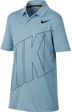 Nike Boys Junior's Dry Essential Ocean Bliss Graphic Polo AA3336-452 L  XL