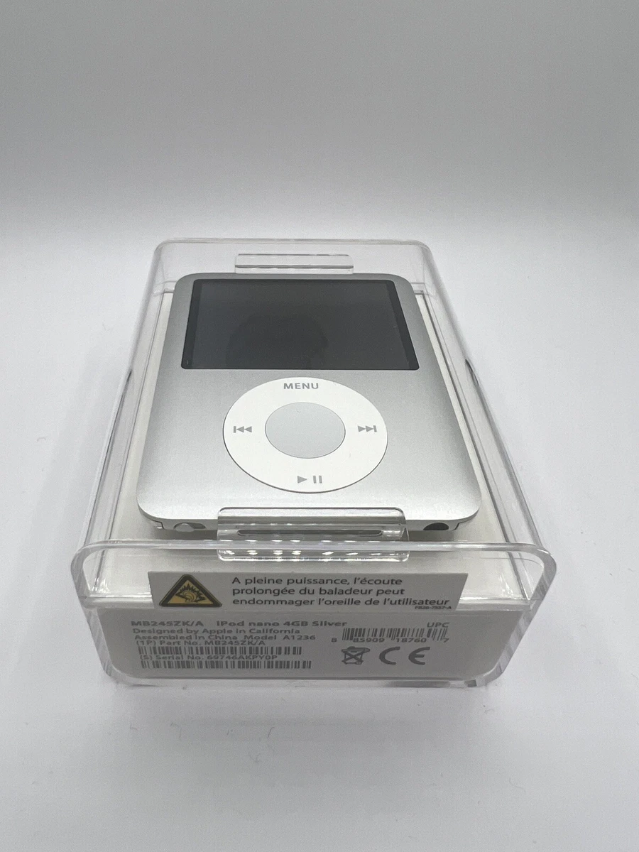 Apple Ipod Nano 3rd 3. Generation Silver 4GB New Sealed