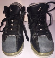 Nike Air Jordan Dub Zero Black Charcoal Grey Youth Size 6.5Y 311047-004