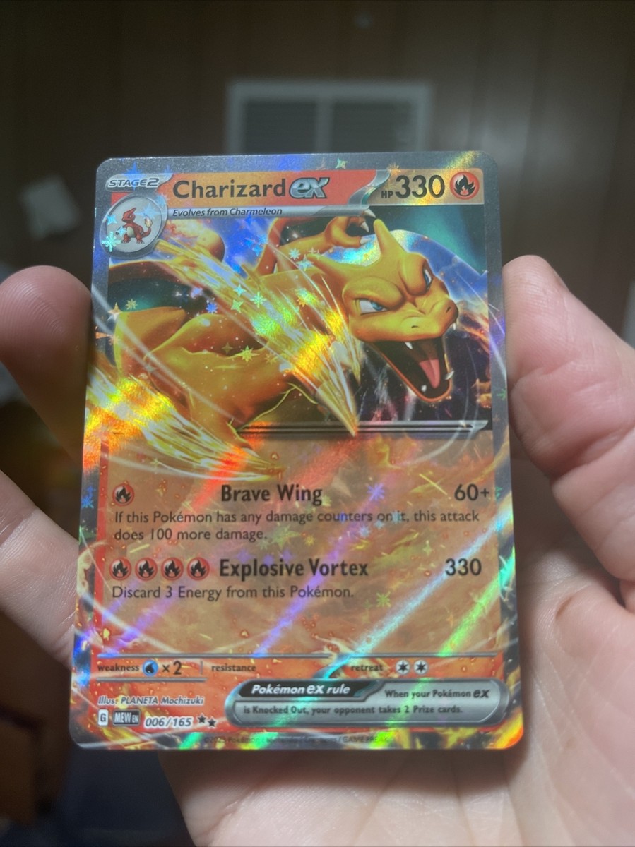 Charizard ex 006/165 Pokemon TCG Scarlet & Violet 151 NM | eBay