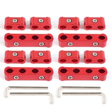 Red Engine Spark Plug Wire Separator Divider 8mm 9mm 10mm Spark Plug Wire Holder