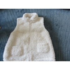 CARTERS JUST ONE YOU SHERPA VEST 6 MONTHS IVORY SHADE