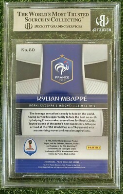 キリアン・エムバペ BGS9.5 ルーキーカード プリズム 2018 World Cup