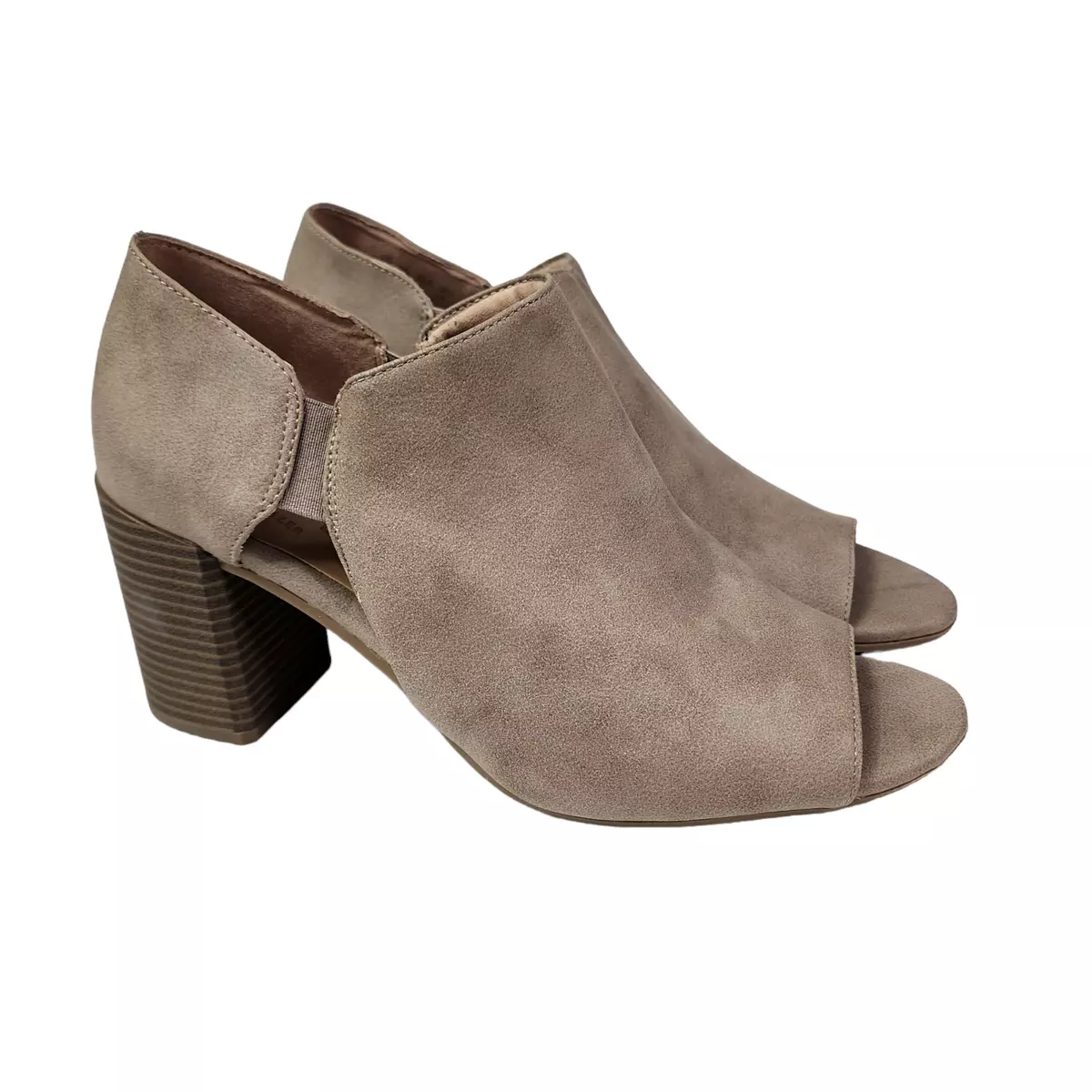 SOUL Naturalizer Cody Heeled Ankle Boots Women s 11W Brown Faux