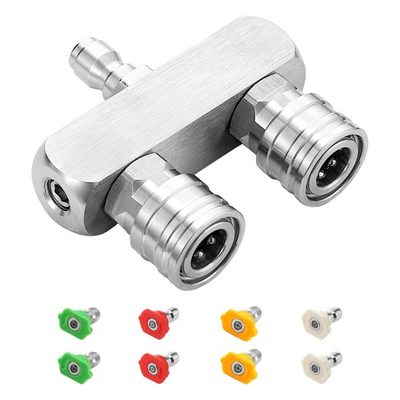 #ad 2 in 1 Pressure Washer Tips Dual Pressure Washer Nozzle Tip with 8 Power Was... $29.68