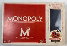 Monopoly 80. Edizione Anniversario 1935-2015 Gioco da Tavolo Olandese Hasbro ...