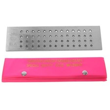 52 Round Holes 0.26 to 4.10mm Wire Drawplate Carbide Round Draw Plate