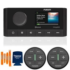 Fusion MS-RA210 Marine Entertainment System 2 ARX70B Black Wireless Remotes