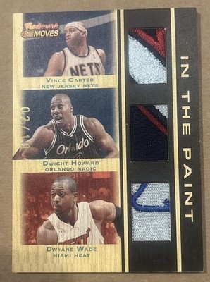 2007 TOPPS TRADEMARK MOVES DWAYNE WADE CARTER HOWARD ALL STAR GAME WORN /10 HOF