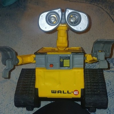 Disney Pixar WALL-E Talking Moving Light Up Robot Figure Mattel NO Remote
