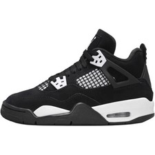 Jordan 4 Retro White Thunder GS Kids FQ8213-001 New Authentic