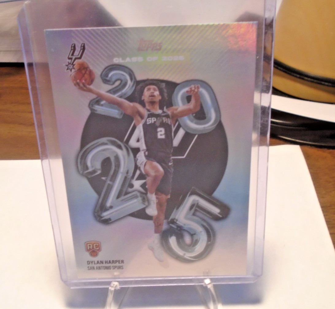 Dylan Harper  2025-26 Topps Basketball Class of 2025 25 SSP RC #C25-2 Spurs