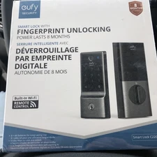 eufy Security Smart Lock C220 Fingerprint Keyless Entry Door Lock Wi-Fi Deadbolt