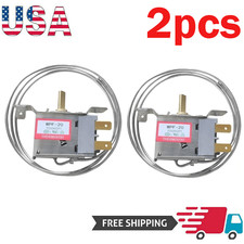 2pcs Fridge Thermostat Refrigerator Cold Temperature Control Universal WPF-20 