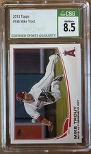 2013 Topps Mike Trout #536 CSG 8.5 