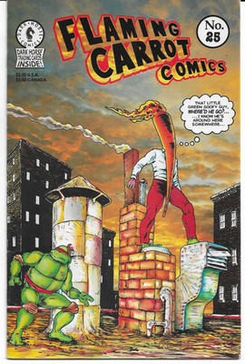 FLAMING CARROT COMICS #25 (Apr 1991) ~ Teenage Mutant Ninja Turtles