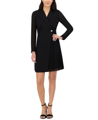 Vince Camuto Signature-Stretch Pleated-Chif 194592413383 6 RT $188.0 #2