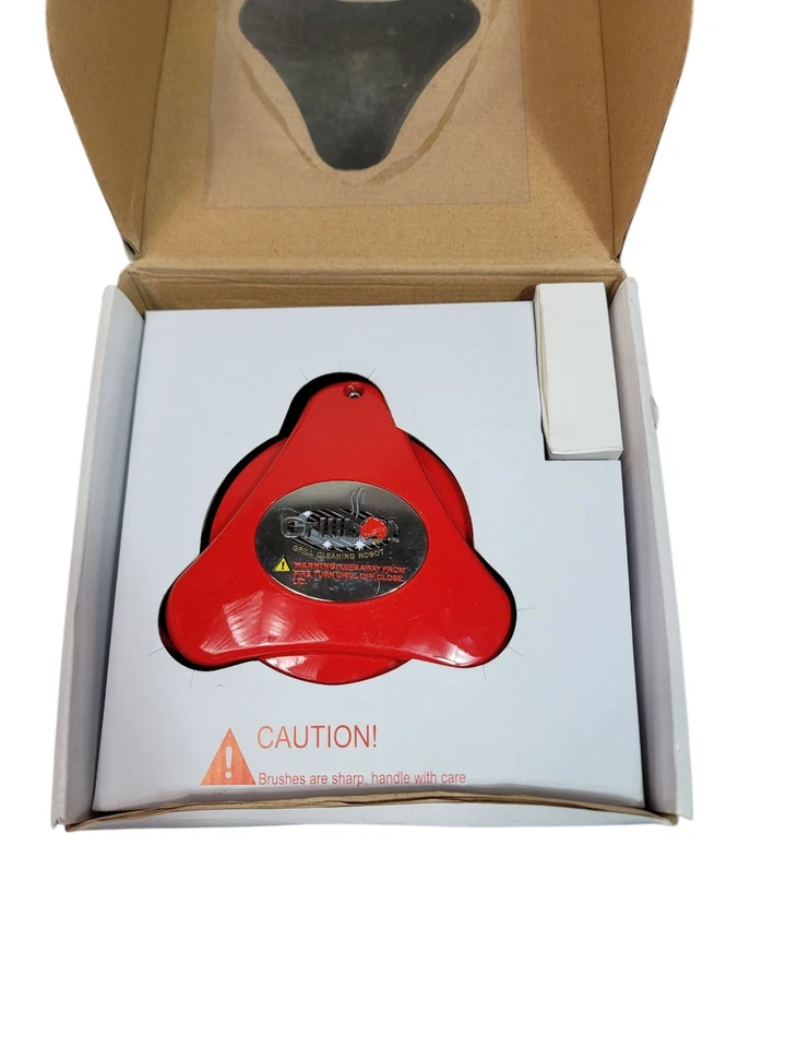 Robot Rojo Limpieza Parrilla Automática Grillbot Alarma y Tiempo Incorporados Foto 3 de 4