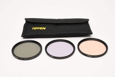 Set of 3 Tiffen 77mm filters: Enhancing CPL 812 Warming, Great In Pouch