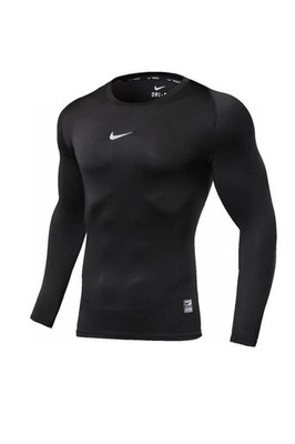 Nike Men's Pro Compression Long Sleeve Shirt Black All Size