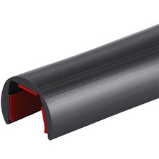 Joyfolk 20 Ft Rubber Edge Trim 3/8 Inch Self-Adhesive Flexible U Channel Edge