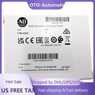 New AB 1734-OW4 POINT I/O 4 Point Digital Output Module 1734OW4 US Free Tax