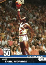 2007-08 Topps 50th Anniversary #44 Earl Monroe New York Knicks HOF