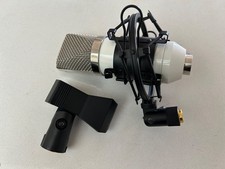 Condenser Microphone Mic With Shock Mount And Clip For Mic Stand Slightly Used