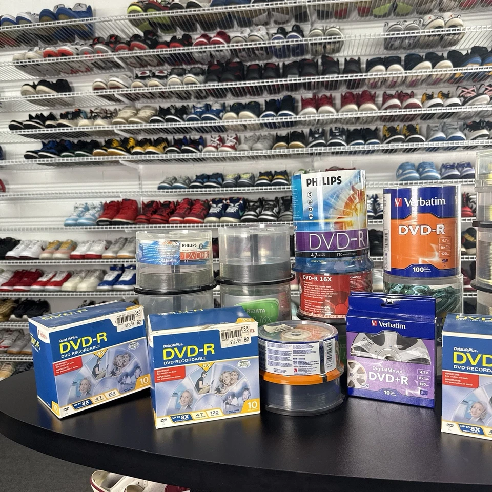 Huge Lot Of Multi-Brand DVD+R Blank CDs Some Unopened Some Opened - Image 2 of 4