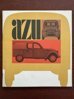 Prospekt / brochure Citroen 2CV AZU Lieferwagen / Delivery Van MY 1964