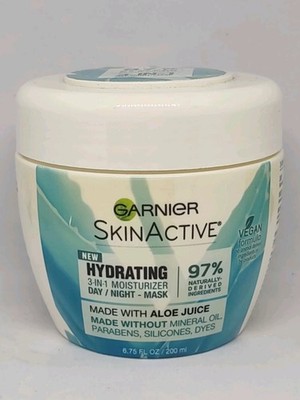 Garnier SkinActive 3-in-1 Face Moisturizer with Aloe, For Dry Skin, 6.75 fl. oz.
