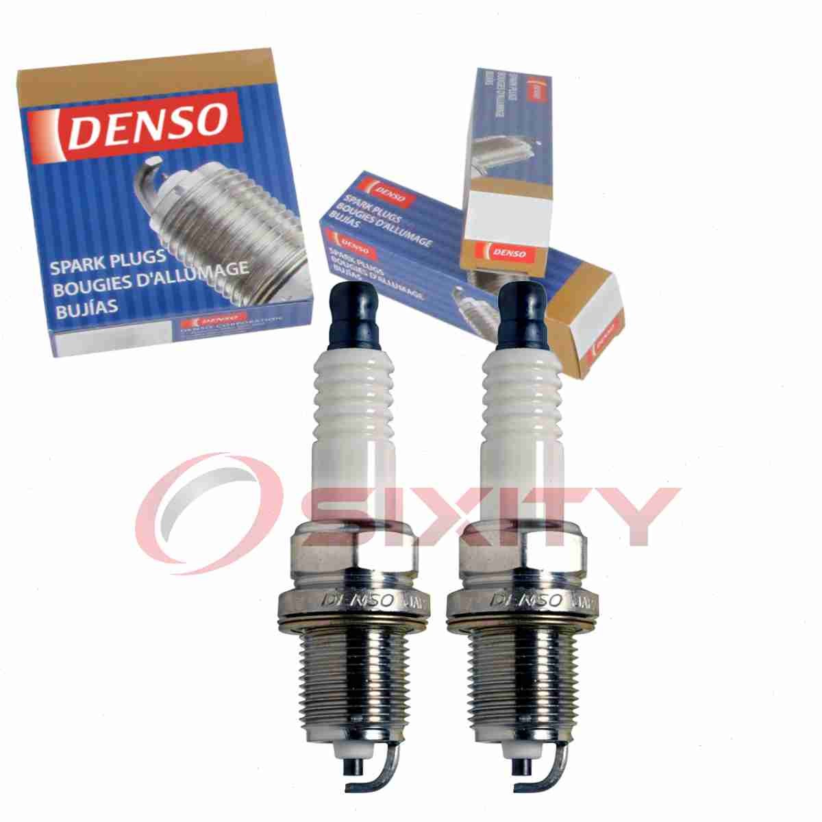 2 pc DENSO 3112 Standard Spark Plugs for XS5224 QJ20CR11 F202-18-110A gg