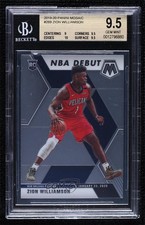 2019-20 Panini Mosaic NBA Debut Zion Williamson #269 BGS 9.5 GEM MINT ib6