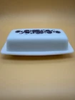 Pyrex Covered Butter Dish Vintage Corelle Old Town Blue Onion