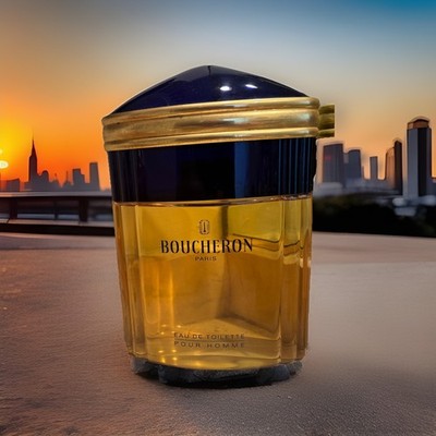 HUGE BOUCHARON MEN PERFUME FACTICE, STORE DISPLAY 13 INCHES HEIGHT 33 OZ 1000 ML