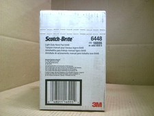 3M 16555 Scotch-Brite Light Duty Hand Pad 6" x 9" 20 Pads/Box - Factory Sealed