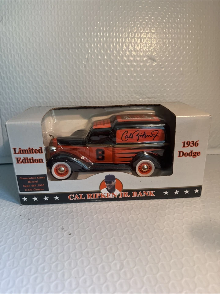 ¡Nuevo en caja! Dodge Bank Cal Ripken Jr 1936 1 de 5000 diecast coleccionable Foto 3 de 4