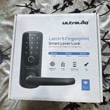 ULTRALOQ Latch 5 Smart Lock, World's First WiFi Smart Lever Lock, Auto-Lock, ...