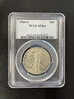 1944-S Walking Liberty Half Dollar PCGS MS64