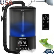 Automatic Reptile Humidifier Fine Mist Timer Remote Control Humidity Sensor New
