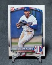 Sebastian Walcott Prospect Rookie 2025 Bowman Card #BP-133 Texas Rangers