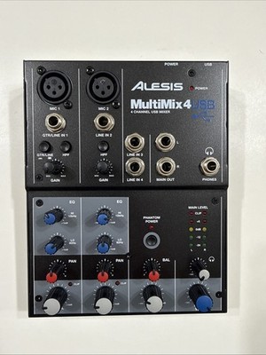 Alesis Multimix 4 USB 4-Channel Mixer