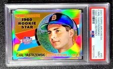 PSA 9 MINT 2001 CARL YASTRZEMSKI 1960 TOPPS ARCHIVES RESERVE #85 G6168